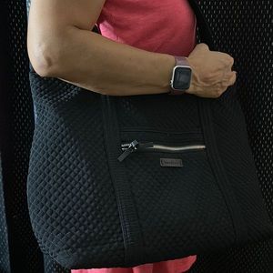 Black Vera Bradley Tote Bag (used)